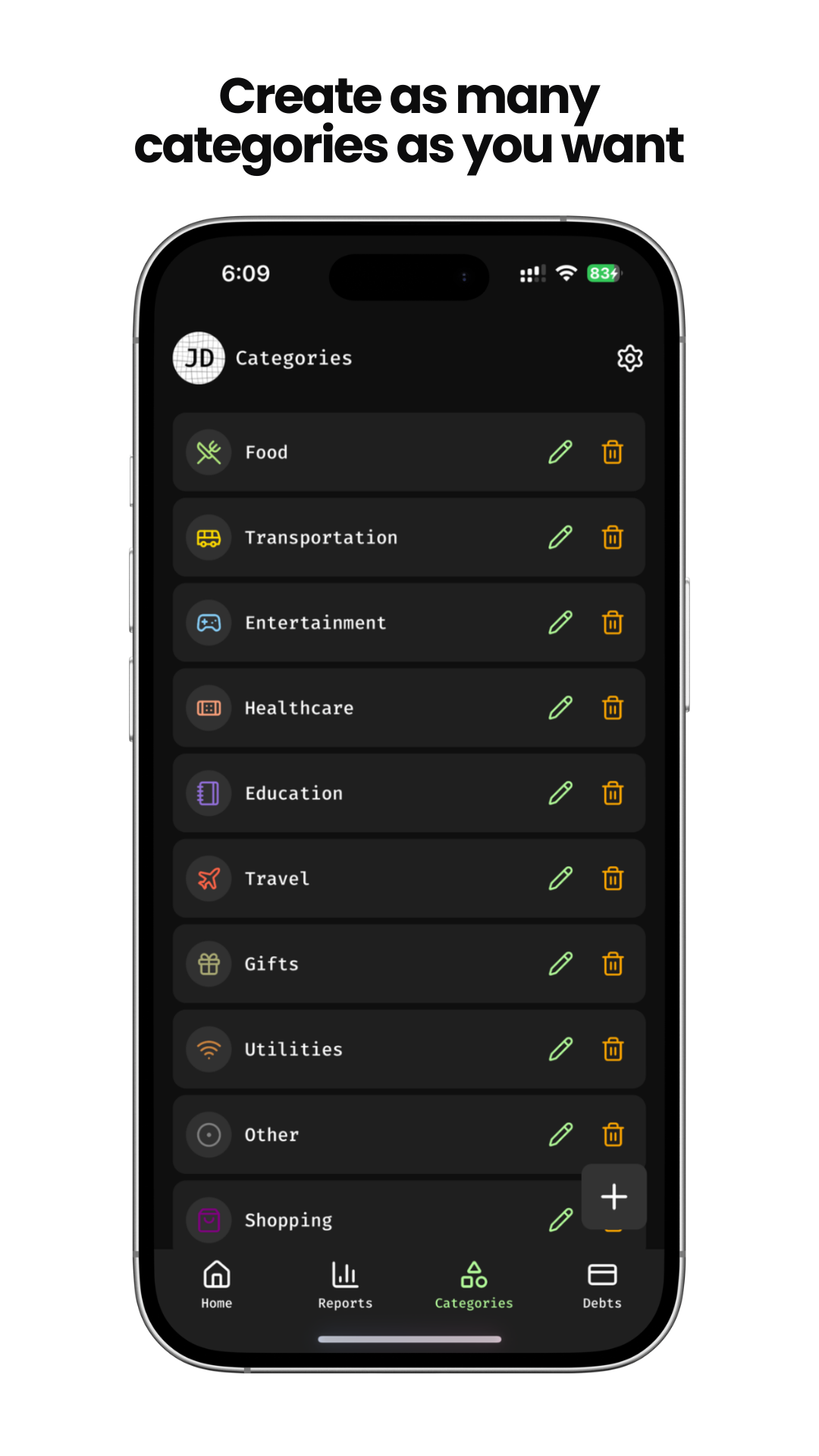 zero: private offline expense tracker - Screenshot 3 showing product features and functionality