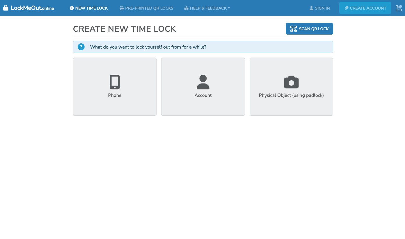 lockmeout.online - 전화 나 계정에서 일시적으로 자신을 잠그십시오 미디어 1