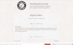 Algebra Rules media 1