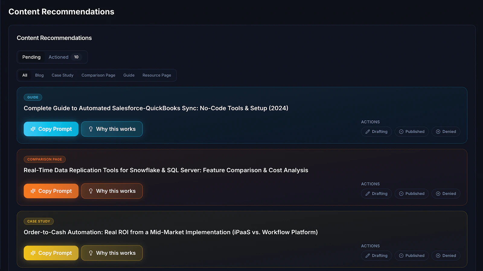 Answer Engine Intelligence screenshot 3