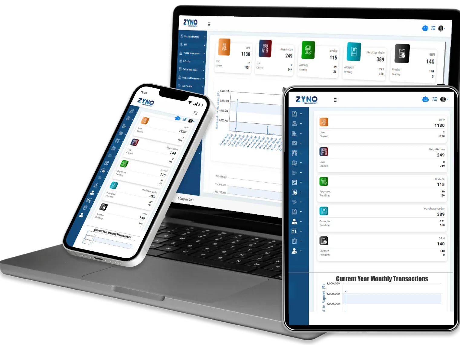 Banner del producto ZYNO Procurement Software