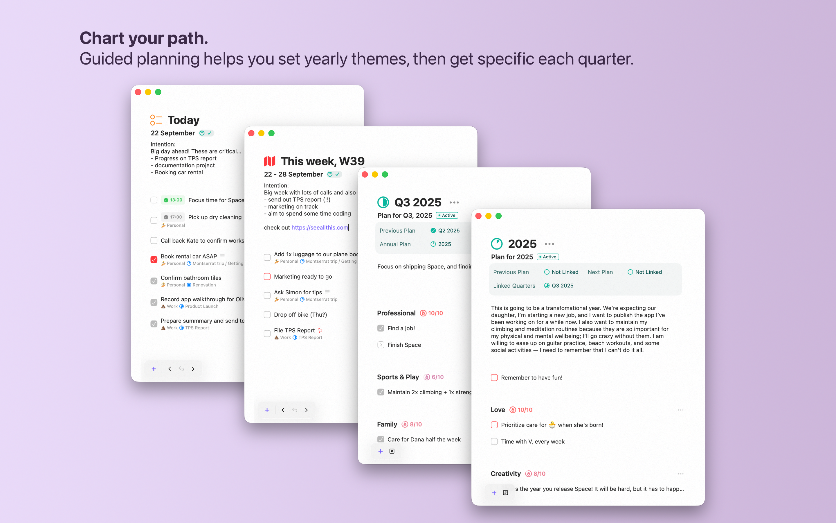 Média Espace - Tâches et plans pour Mac et iPhone 4