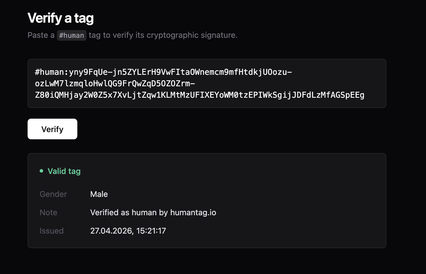 humantag.io gallery image