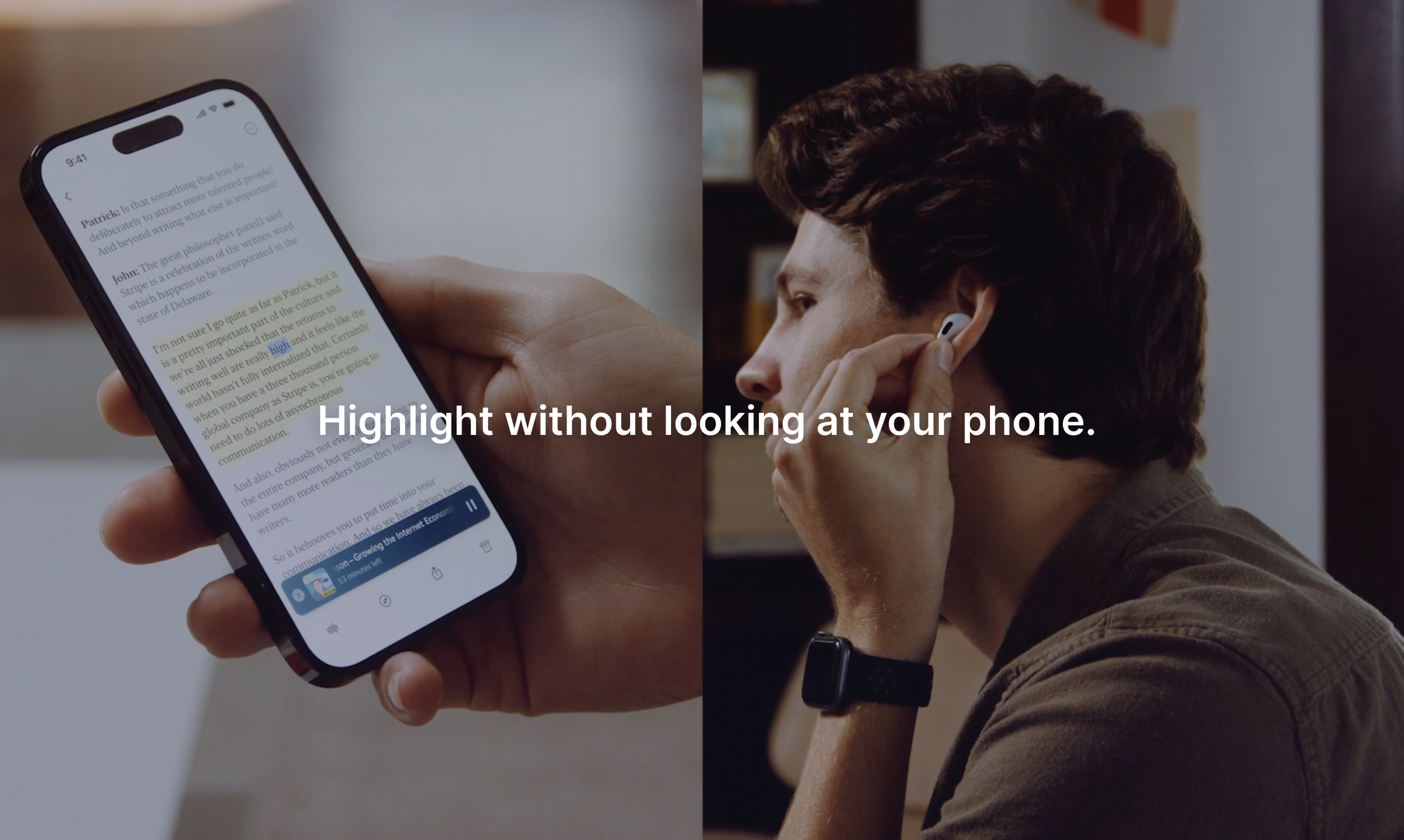 Média Podcasts lisibles - Mettez en surbrillance les podcasts pour la première fois. 3