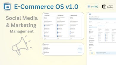 E-Commerce OS for Notion gallery image