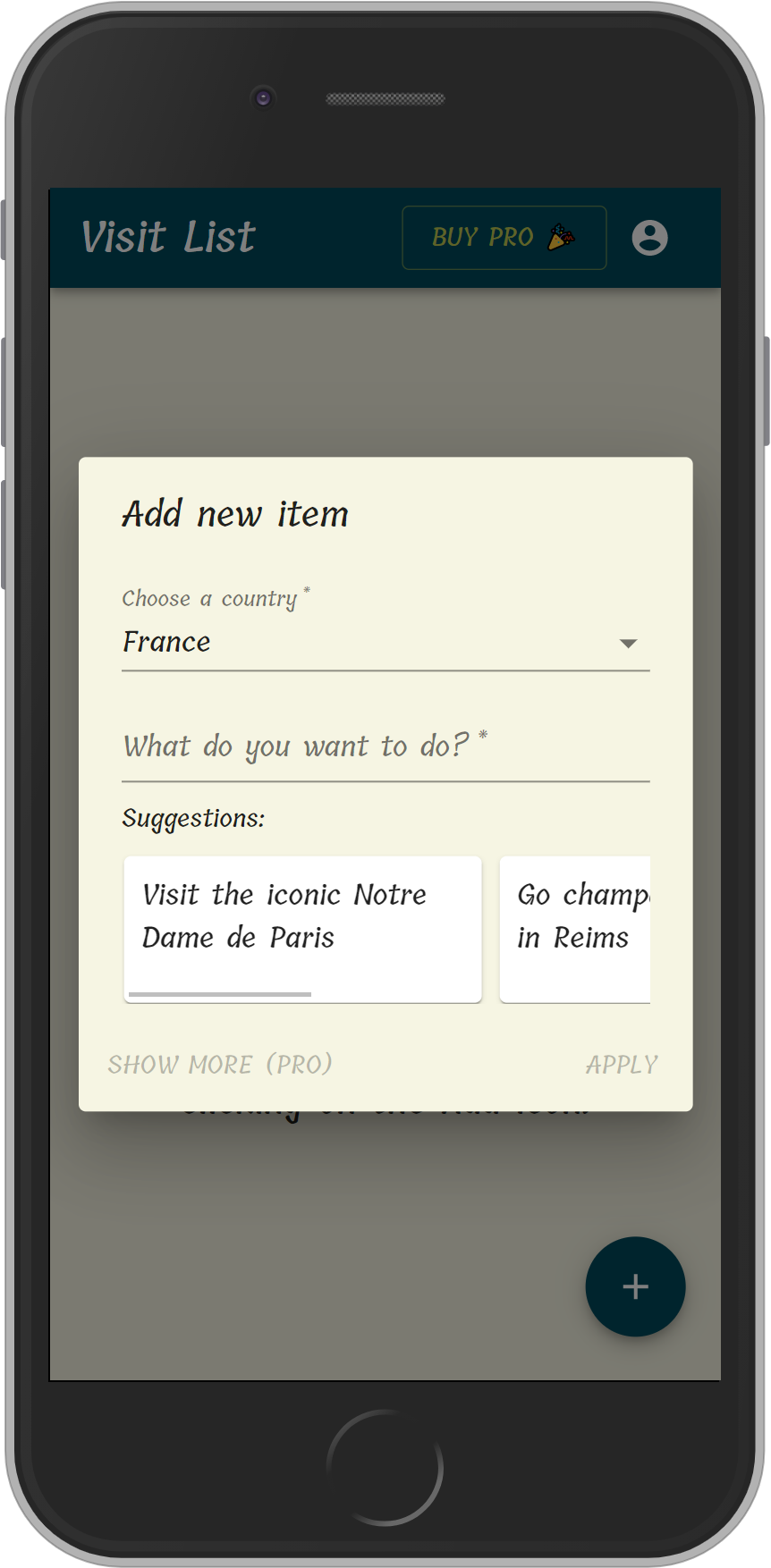 Visit List gallery image