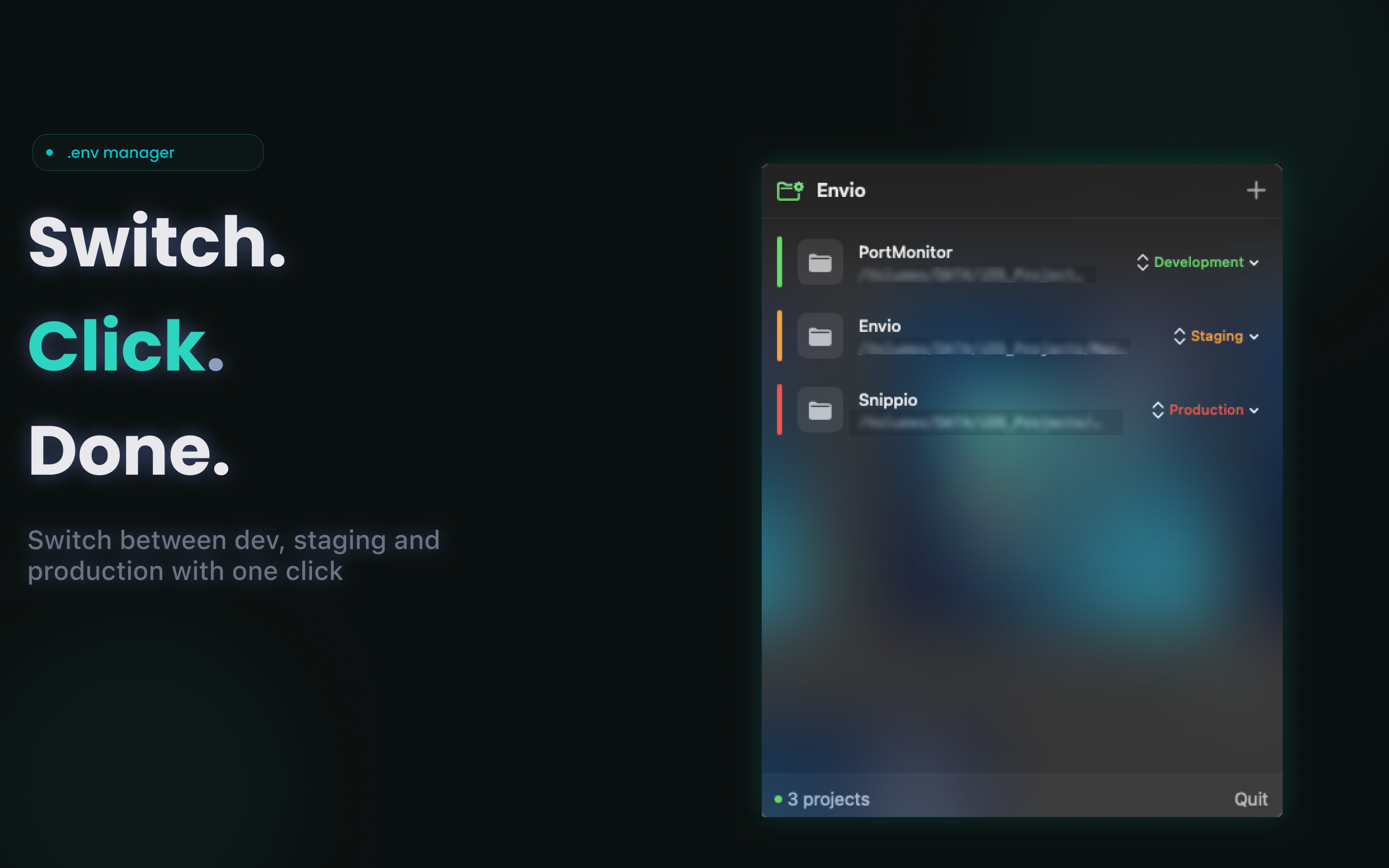 Envio - .env Manager gallery image