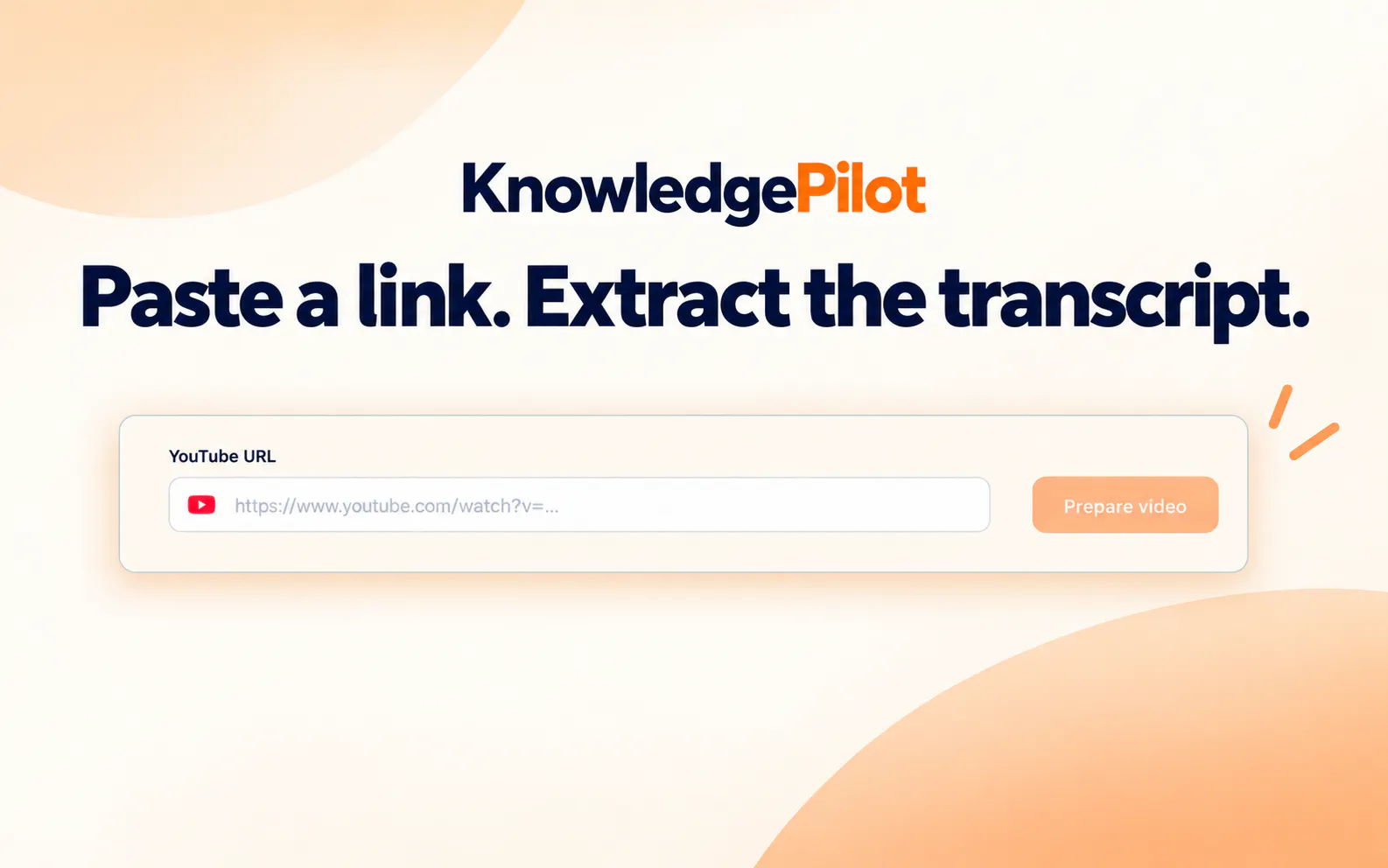 YouTube Transcript Extractor gallery image