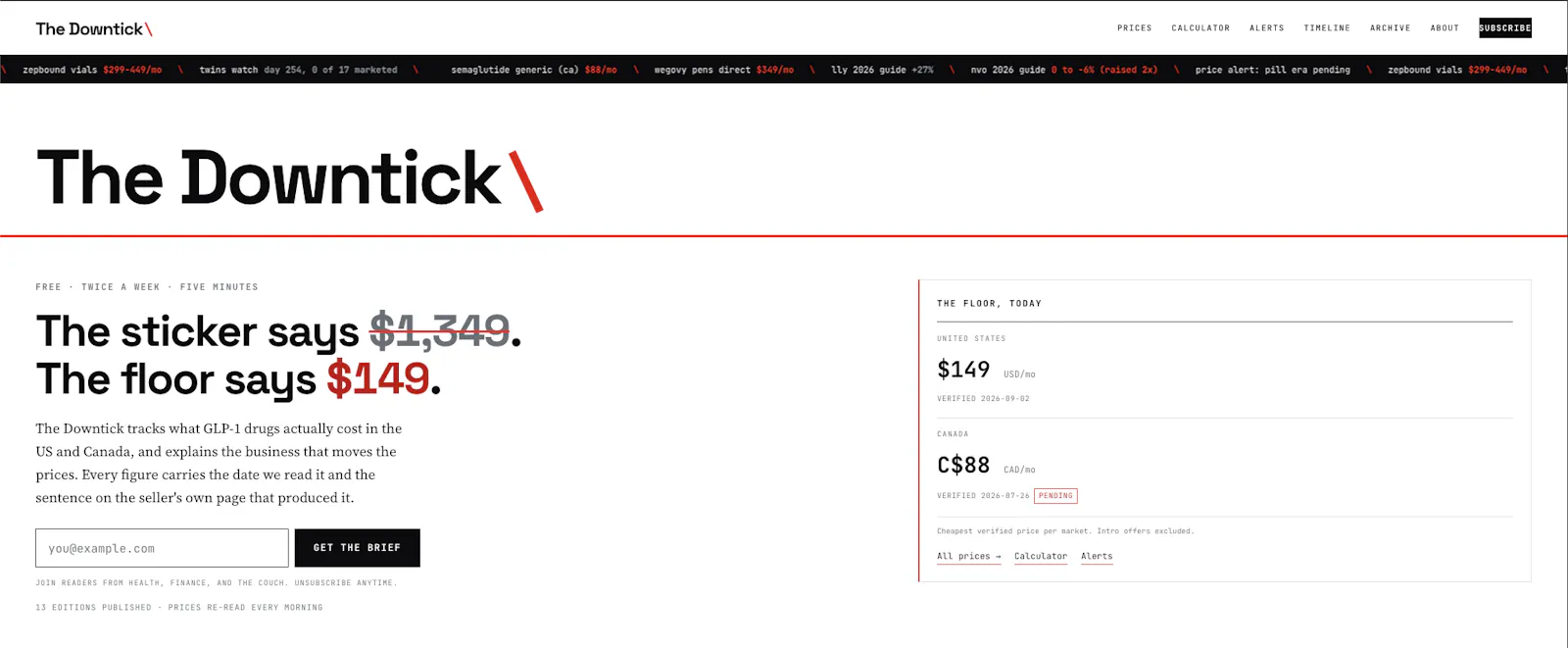 The Downtick screenshot 1