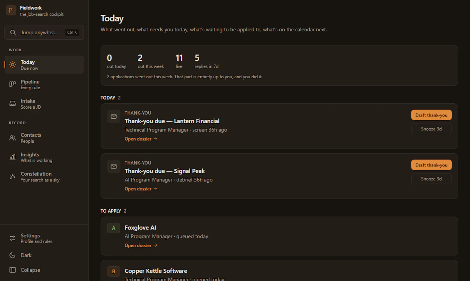 Fieldwork screenshot 5