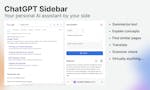 ChatGPT Sidebar Chrome Extension image
