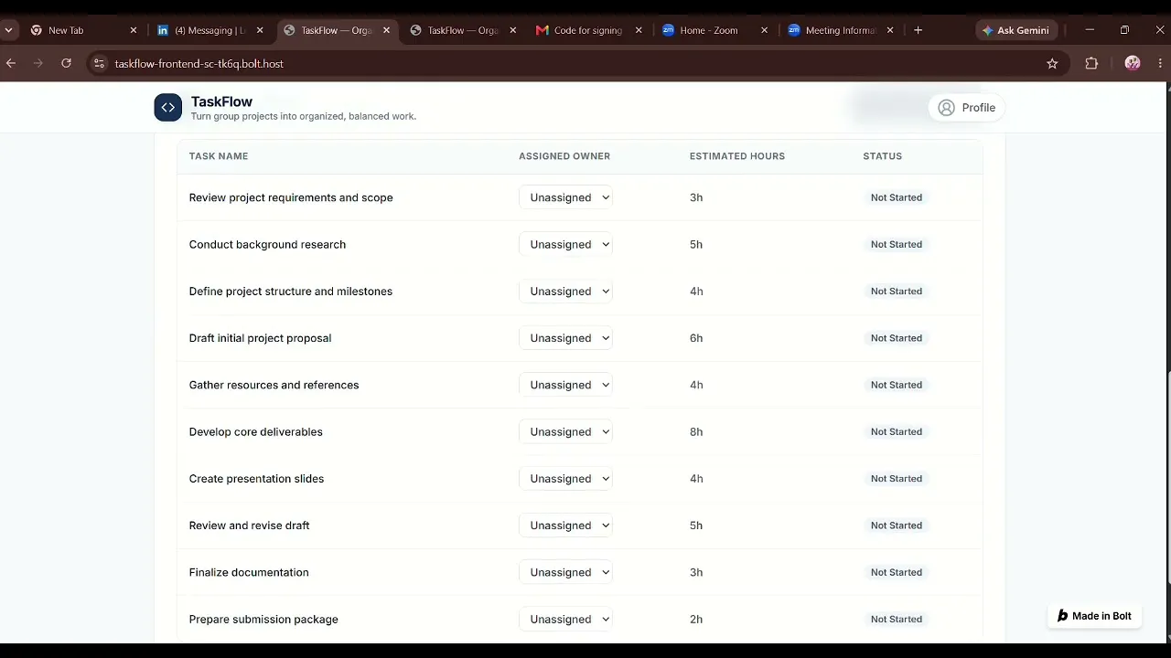 TaskFlow  gallery image