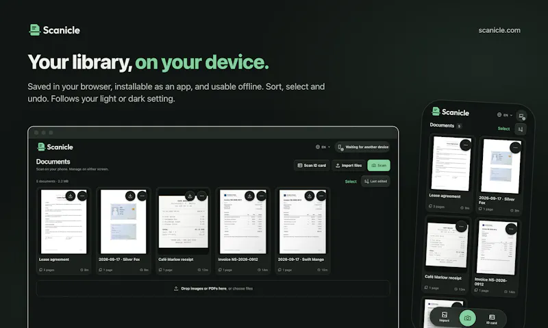 Scanicle screenshot 6