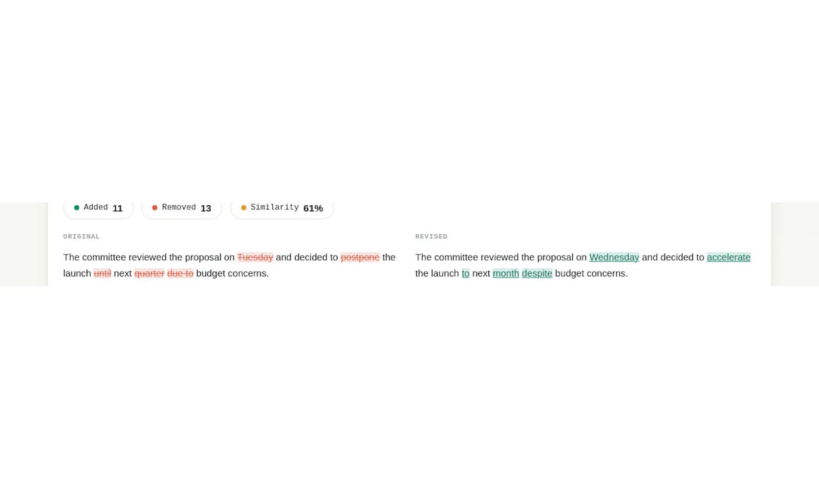 Draft Diff & Revision Checker screenshot 6