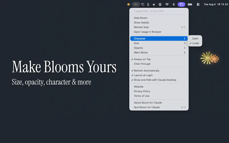 Orb & Bloom: Cute AI Usage Limits screenshot 5