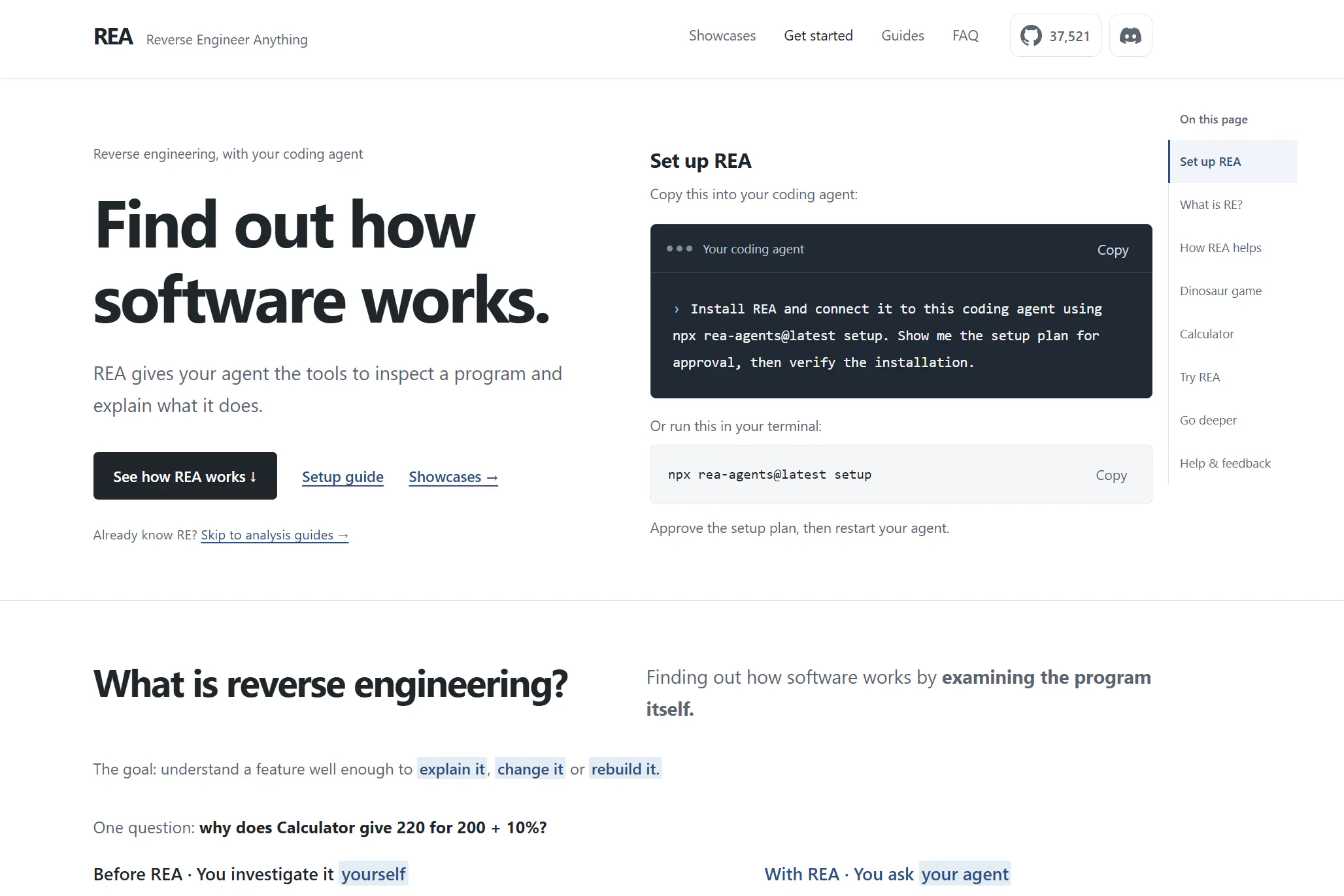 REA - Reverse Engineer Anything gallery image