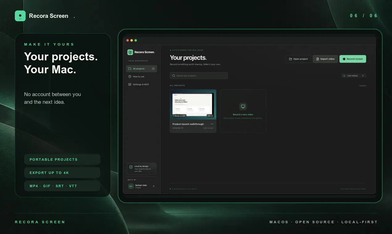   Recora Screen gallery image