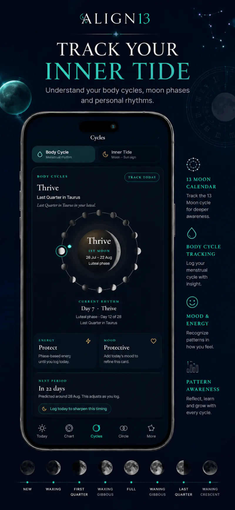 ALIGN13 is a self discovery app screenshot 3