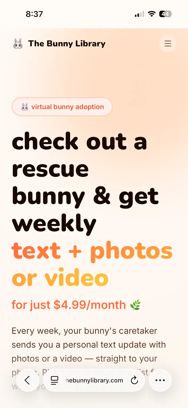 The Bunny Library  screenshot 3