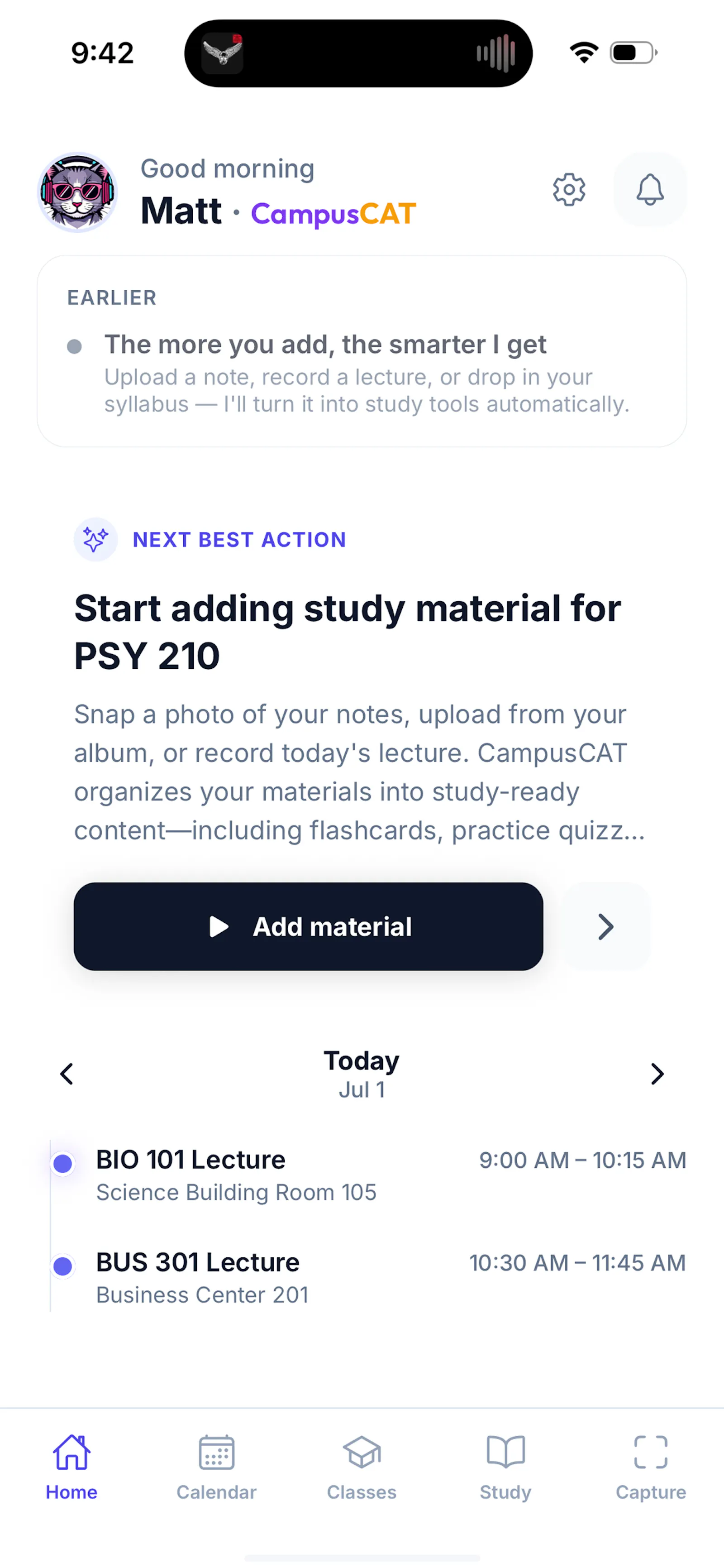 CampusCAT screenshot 2