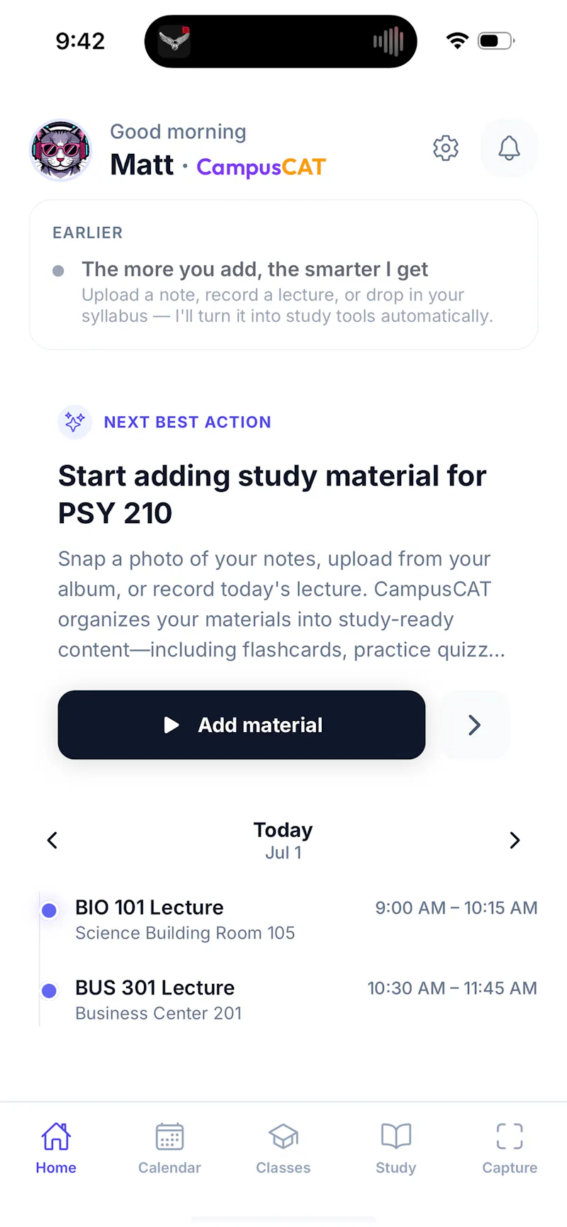 CampusCAT screenshot 2