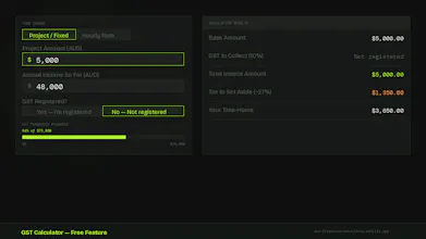 Aus Freelancer Tax & Invoice Calculator gallery image