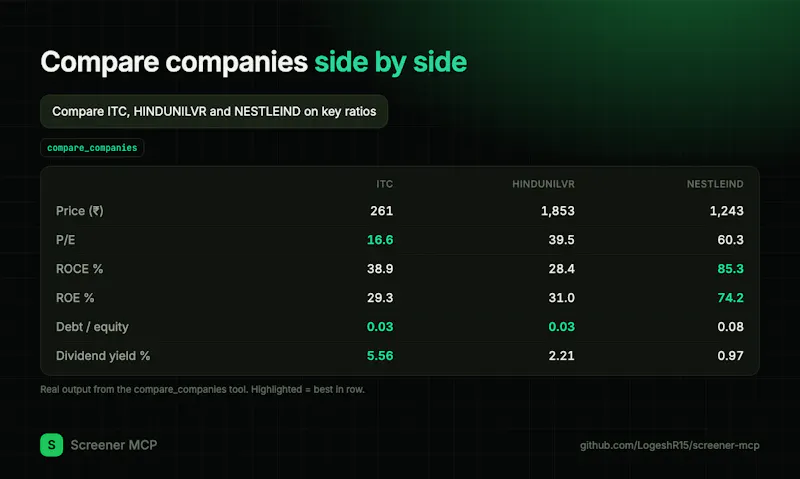 Screener MCP 2.O screenshot 2