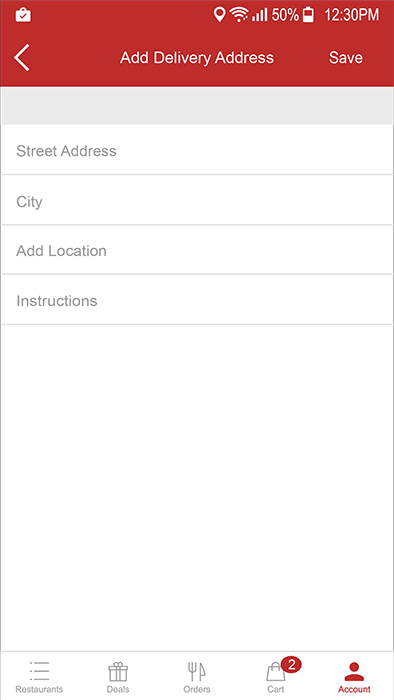 Food Delivery. Restaurant IOS gallery image