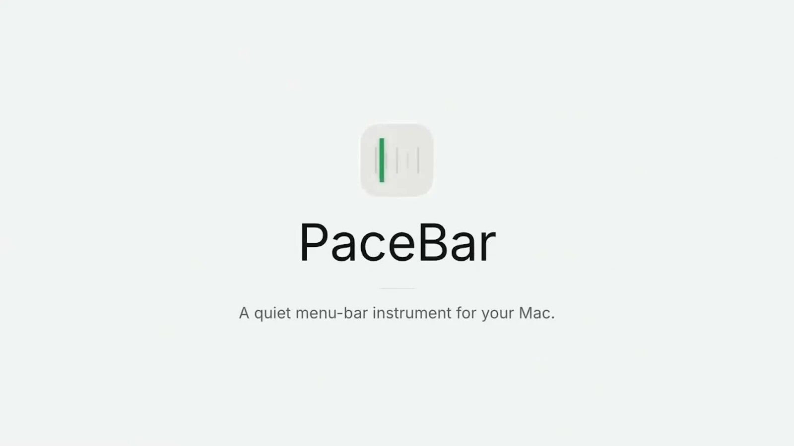 PaceBar screenshot 1 (video preview)