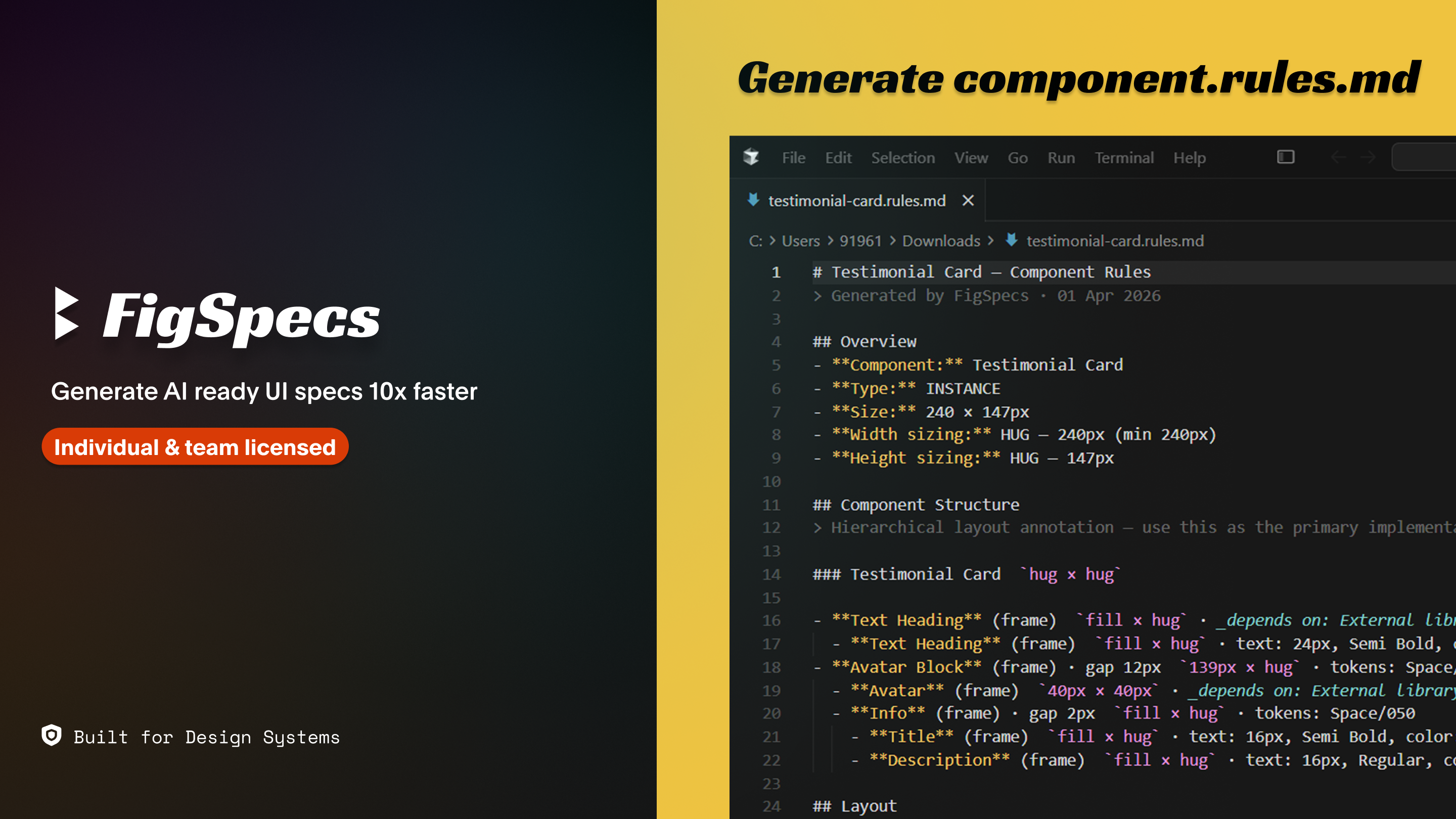 FigSpecs gallery image