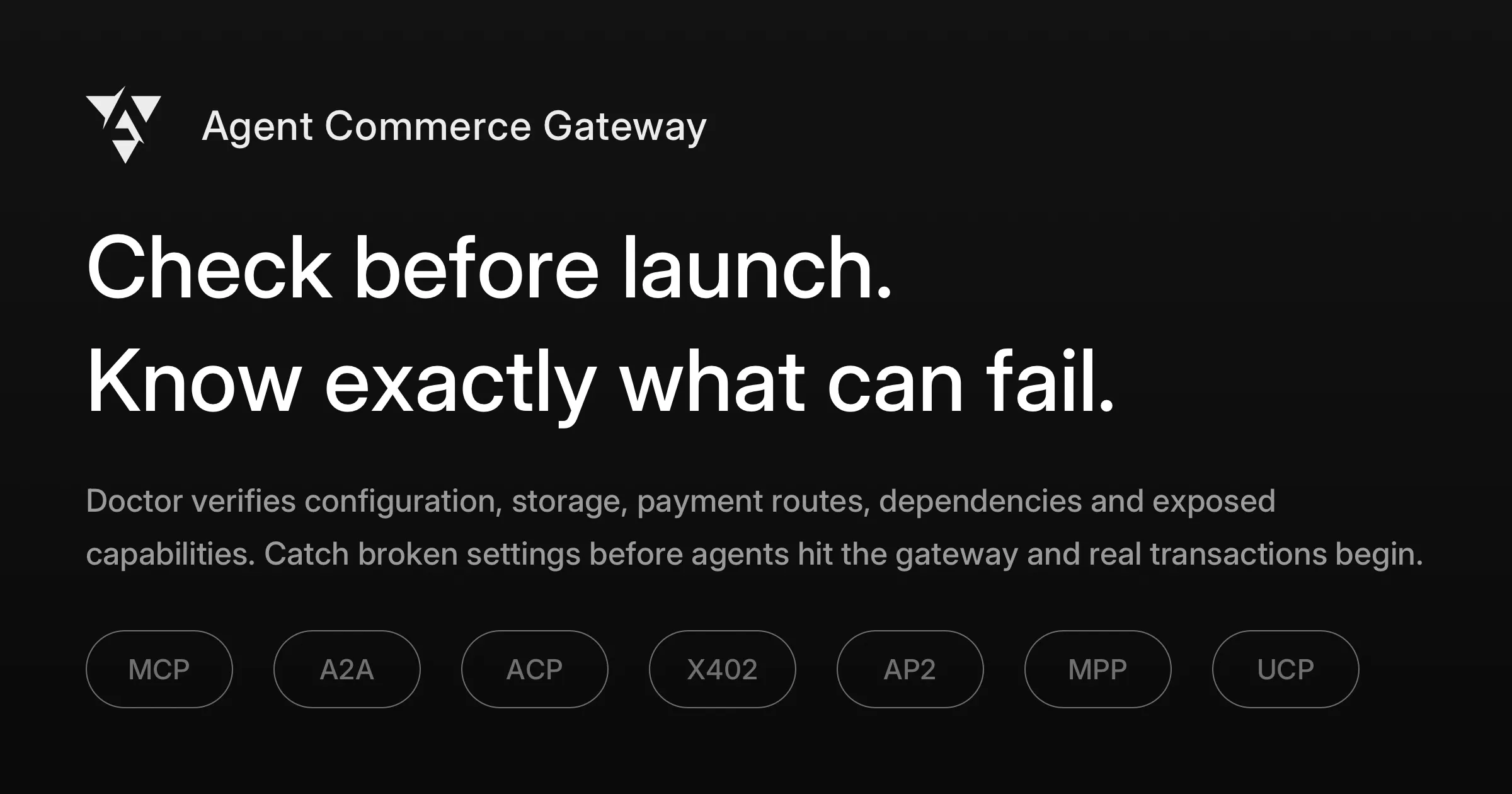 Agent Commerce Gateway 截图 4