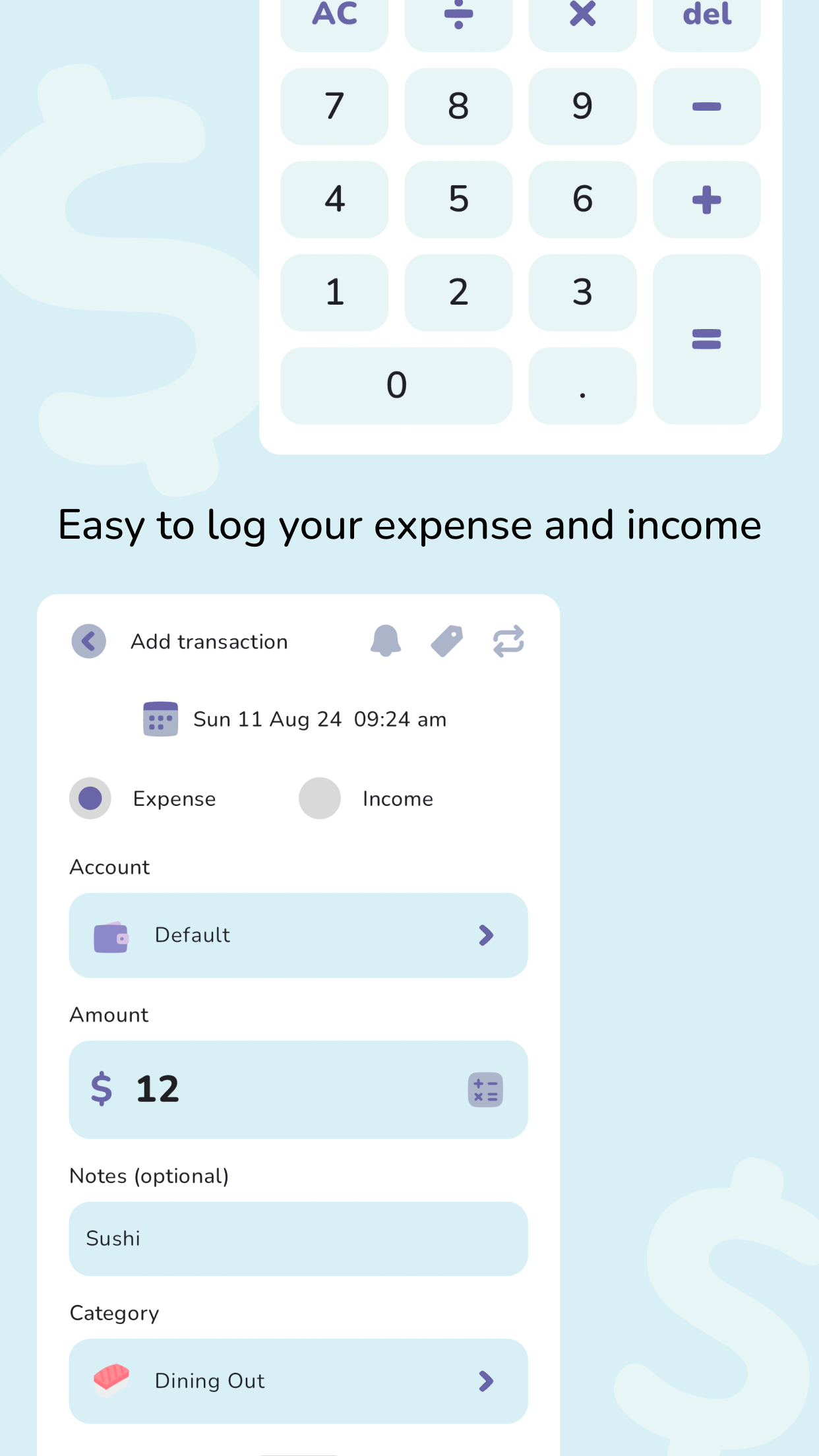 Bütçeleme uygulaması - Tracker'ı harcayın media 9