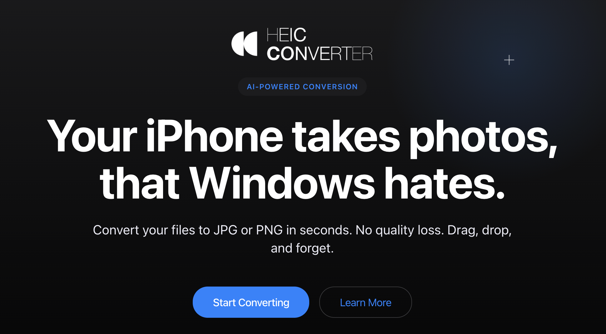 HEIC Converter - Main product screenshot demonstrating key features and user interface
