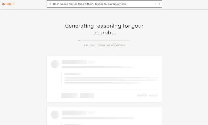 YC has it screenshot 3
