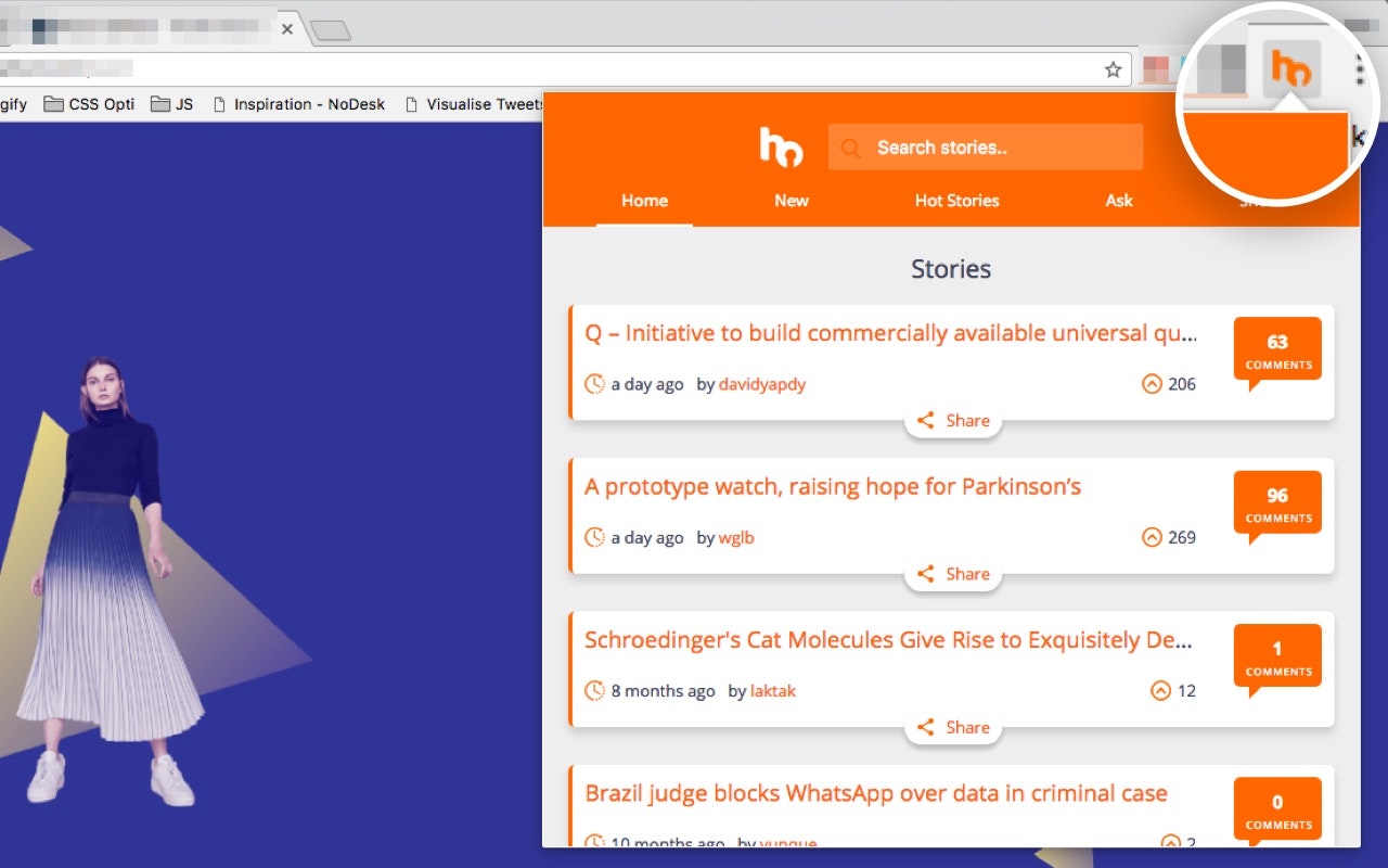 Hacker News Browser gallery image