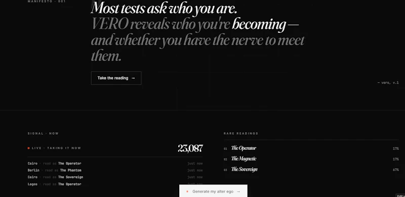 VERO screenshot 3