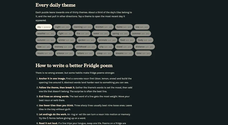 Fridgle screenshot 2