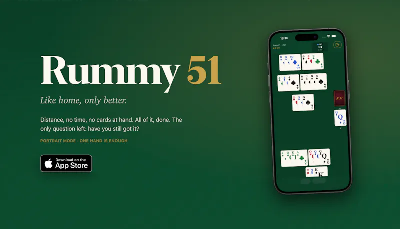 Rummy 51 (original French name: Rami 51) screenshot 1