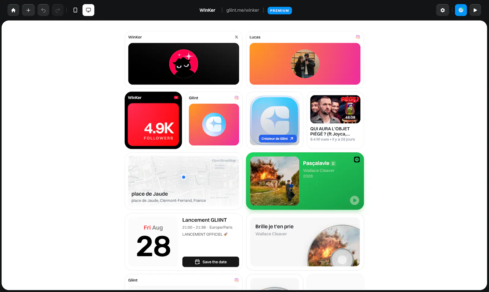 Gliint screenshot 2