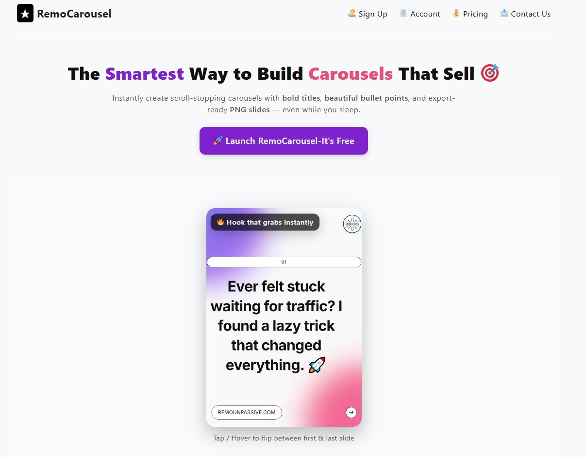 Remocarousel logo