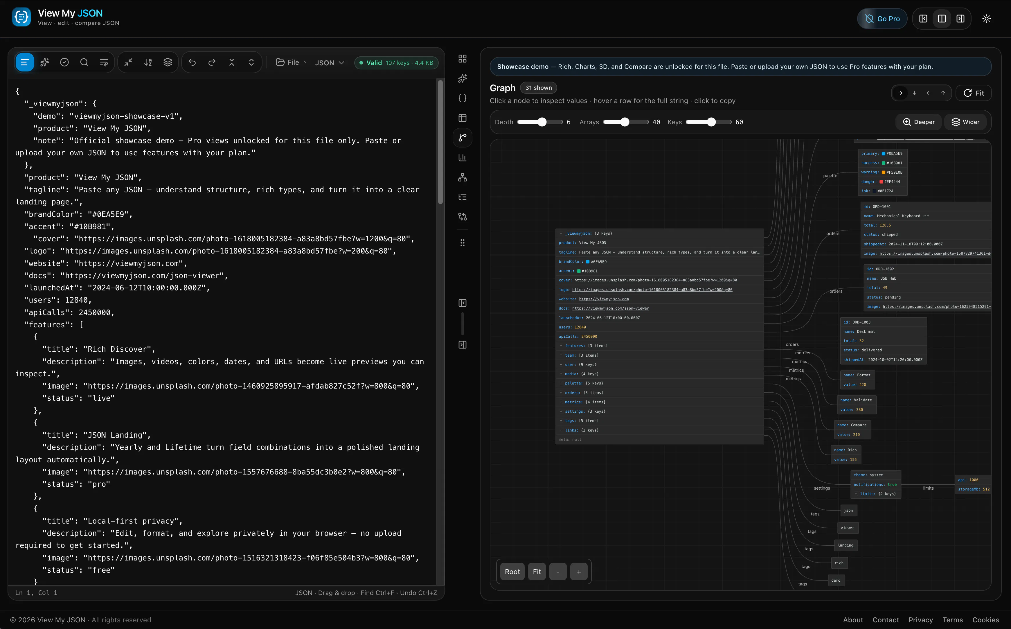 View My JSON gallery image