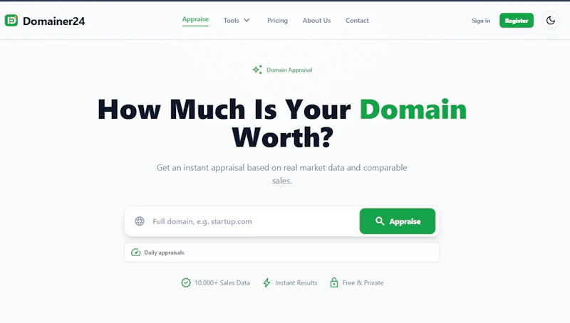 Domainer24 screenshot 2