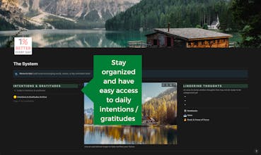 The System -- the Notion template to use gallery image