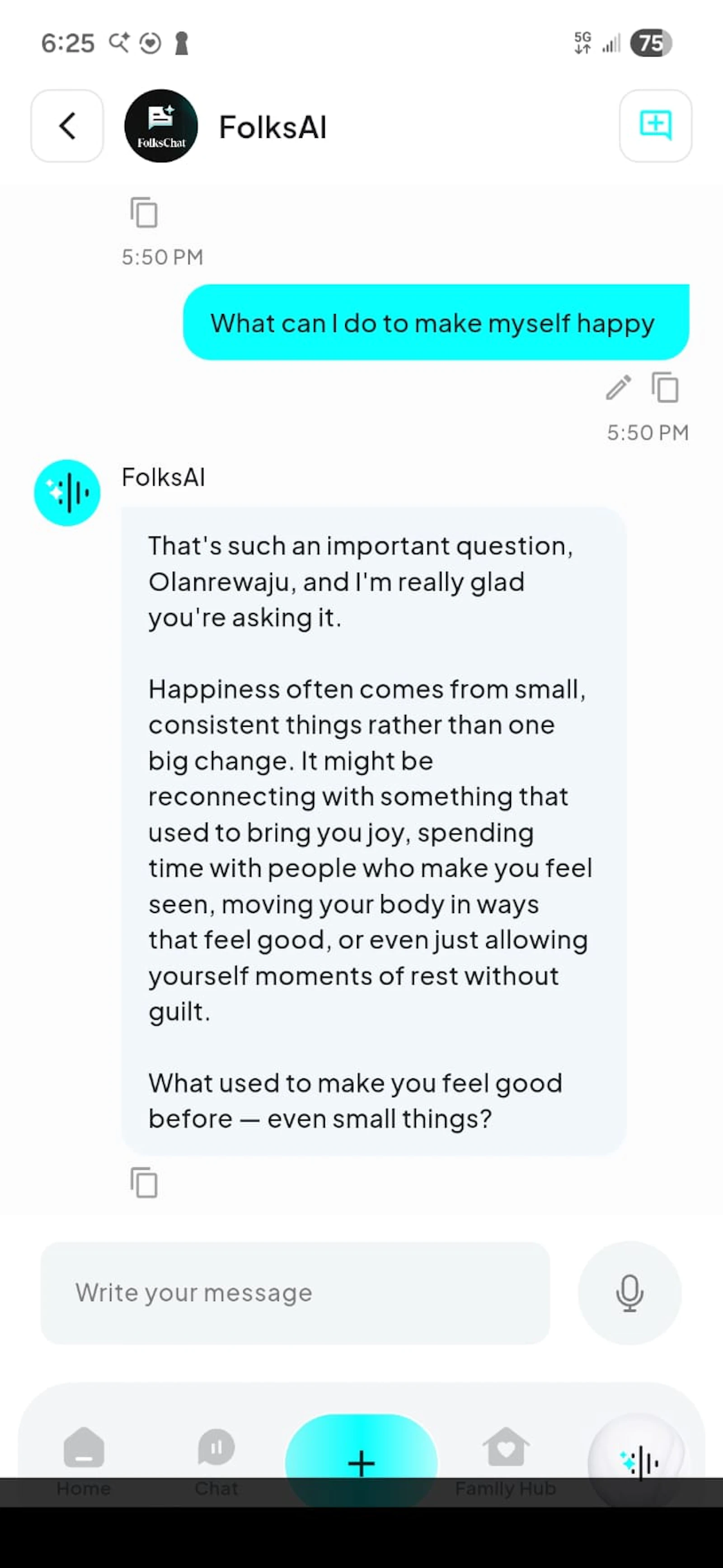 FolksChat screenshot 2