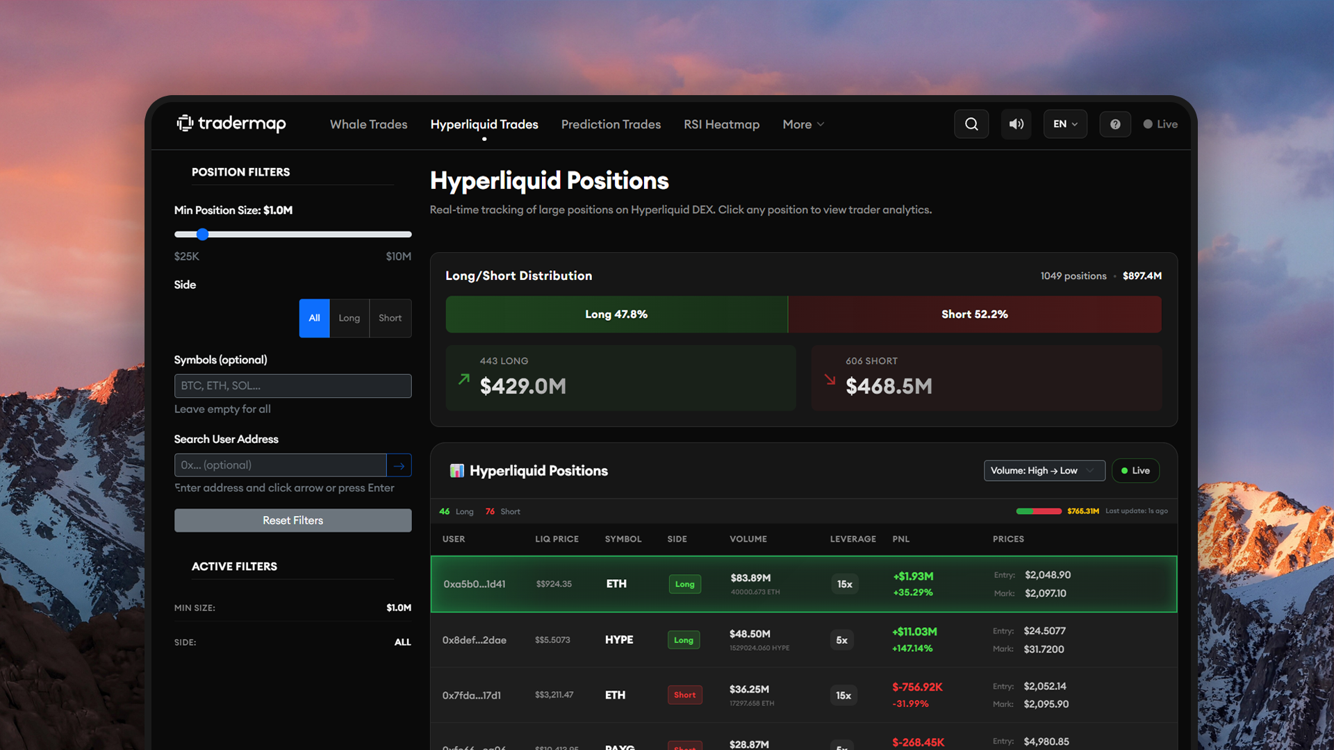 TraderMap - Screenshot 3 showing product features and functionality