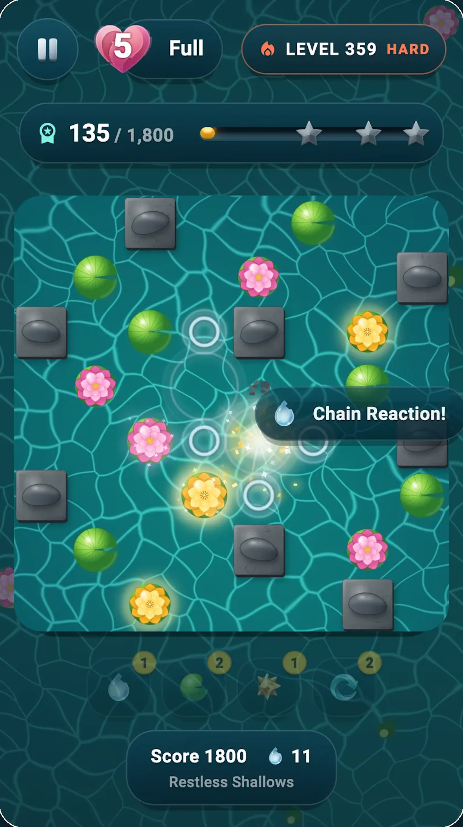 Kinetic Lotus: Ripple Puzzle screenshot 5