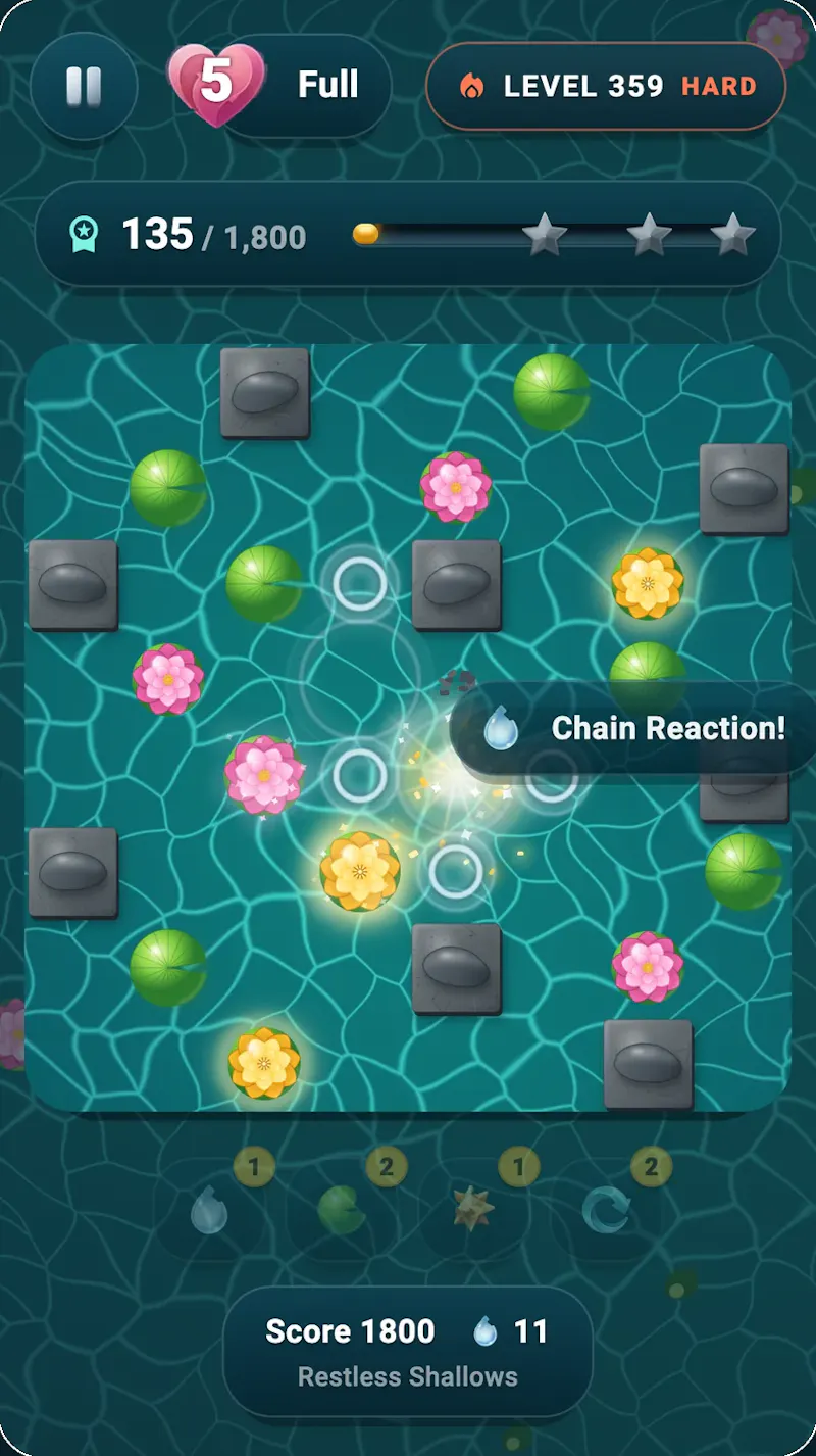 Kinetic Lotus: Ripple Puzzle screenshot 5
