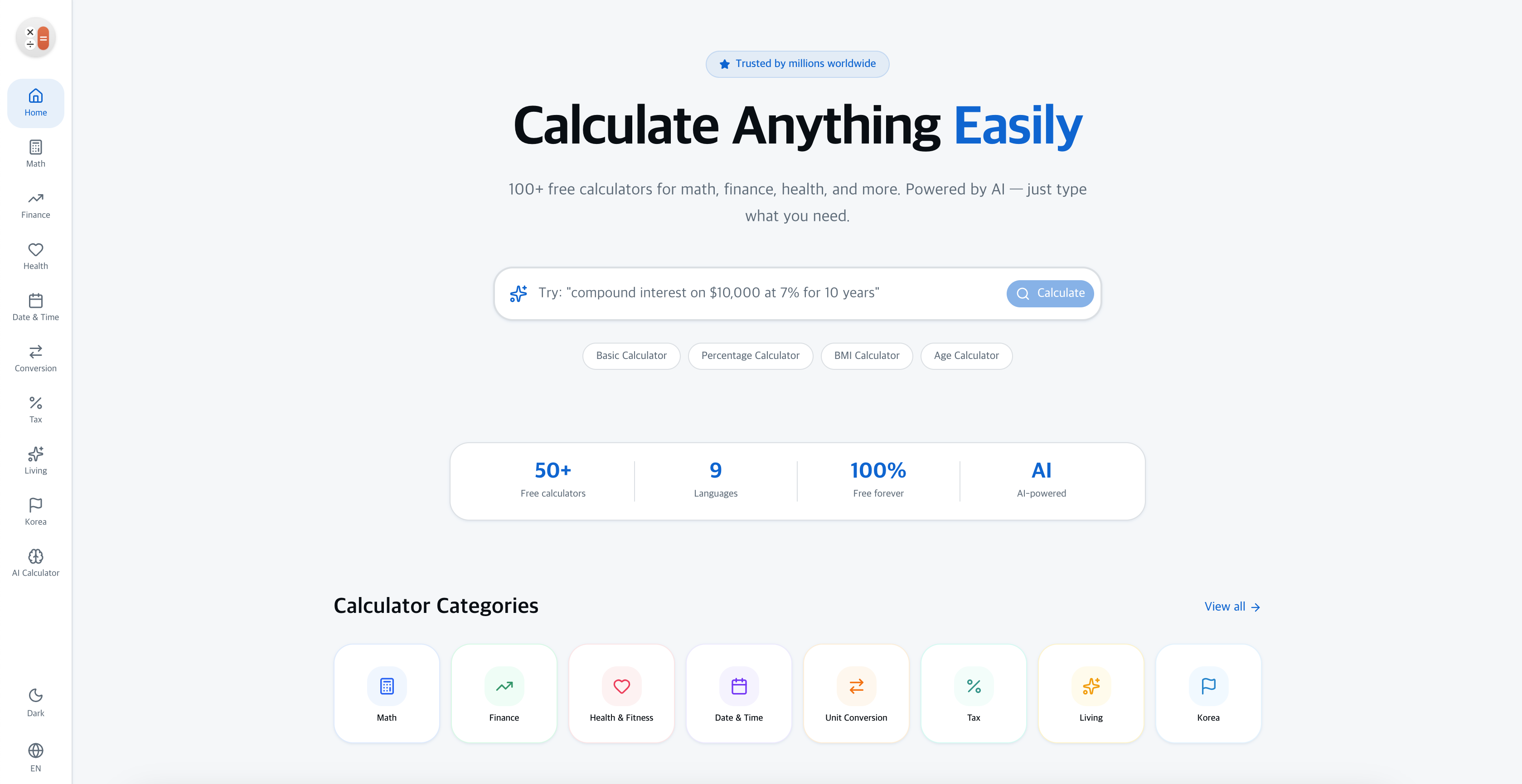 EasyCalcFor.me gallery image