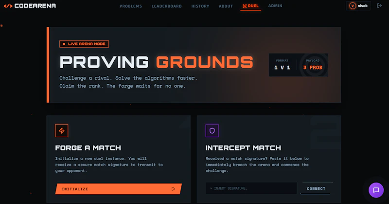CodeArena screenshot 3