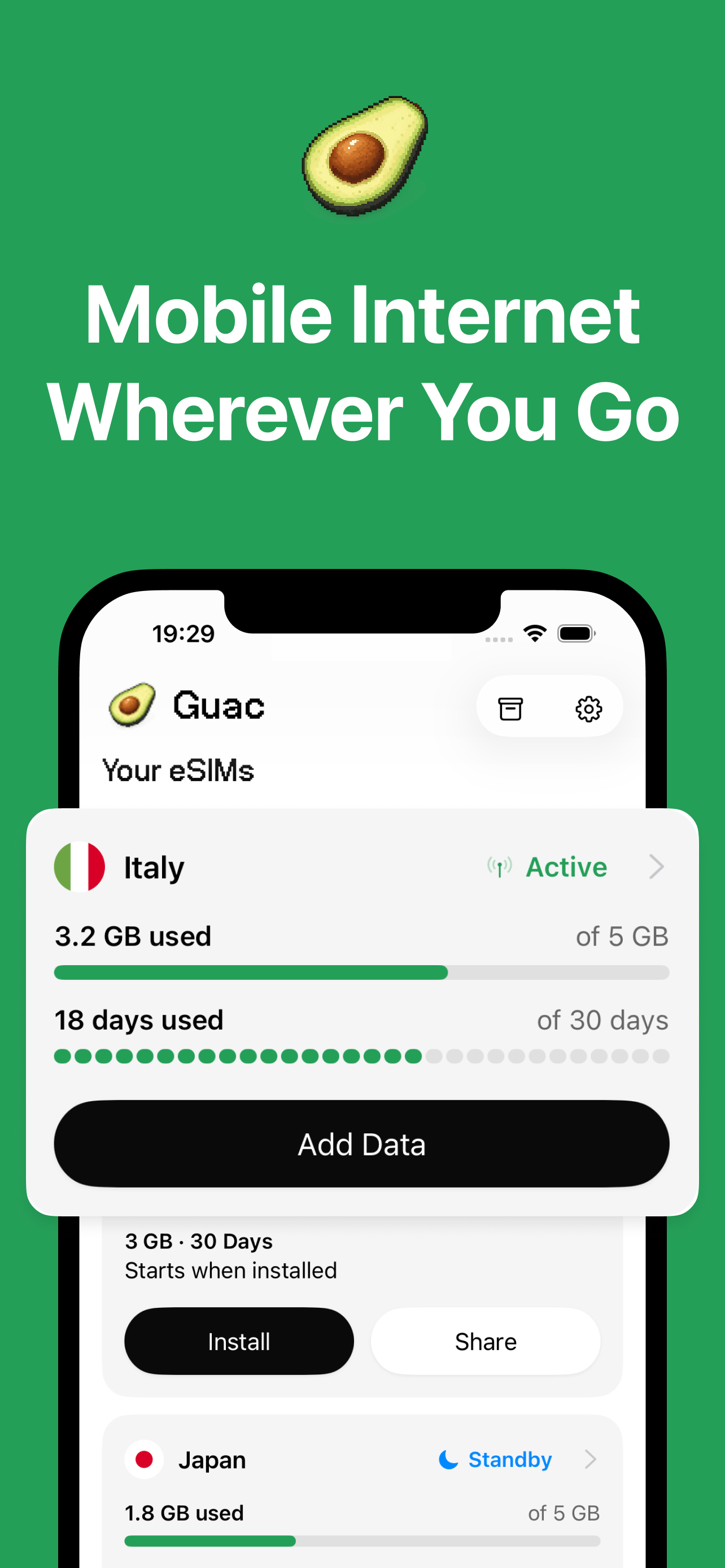 Guac Internet eSIM gallery image